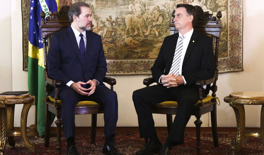 Pacto de Bolsonaro compromete Dias Toffoli (Foto: Antonio Cruz/Agência Brasil) Pacto de Bolsonaro compromete Dias Toffoli