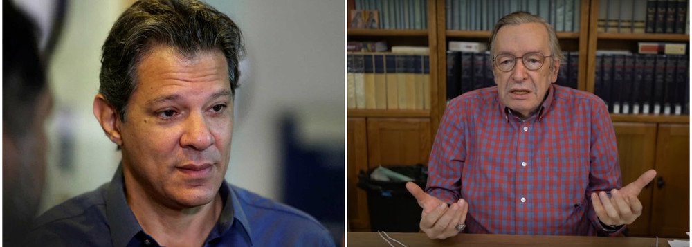 Olavo diz que não há tese para refutar teoria da Terra Plana e Haddad ironiza: terra tem lado B? Olavo diz que não há tese para refutar teoria da Terra Plana e Haddad ironiza: terra tem lado B?