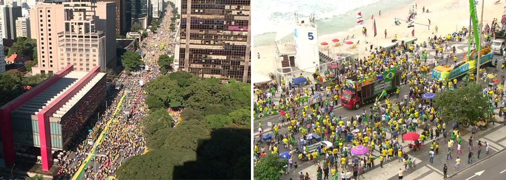 Capitão vai à guerra nas ruas e perde de goleada: foi 7 a 1 para democracia (Foto: Reprodução/TV Globo) Capitão vai à guerra nas ruas e perde de goleada: foi 7 a 1 para democracia