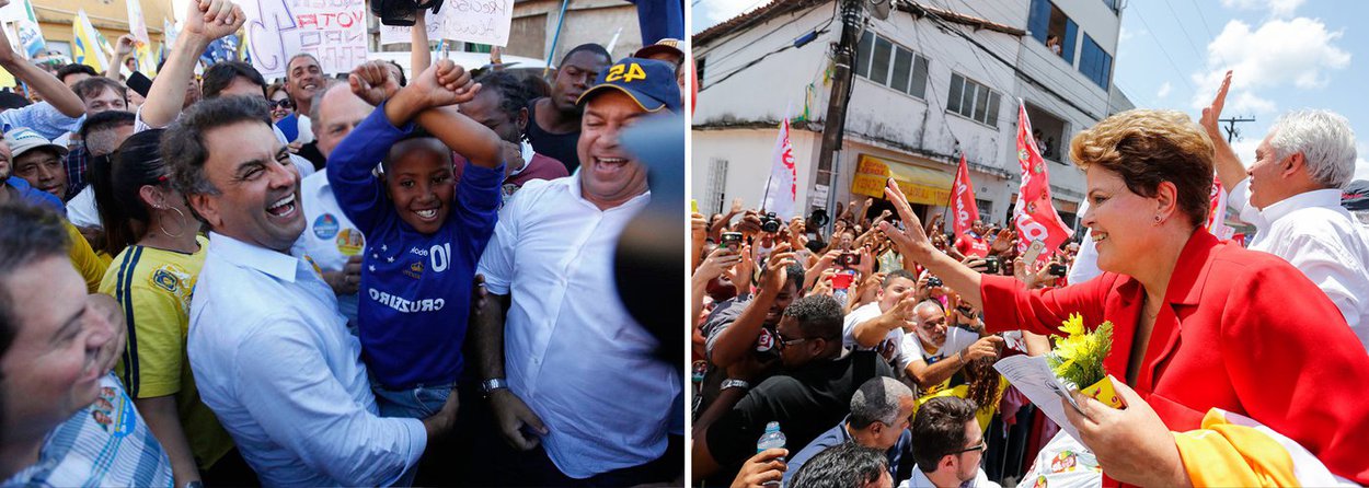Ibope e Datafolha: Aécio tem 46% e Dilma 44% Ibope e Datafolha: Aécio tem 46% e Dilma 44%
