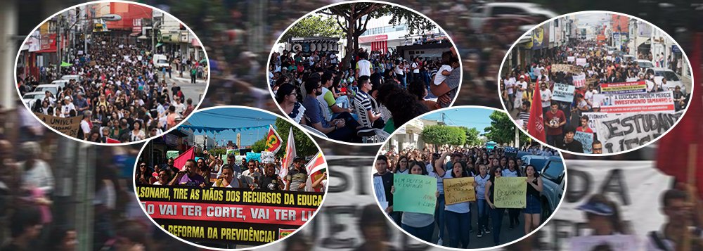 30M: estudantes já estão nas ruas contra cortes na educação (Foto: UNE) 30M: estudantes já estão nas ruas contra cortes na educação
