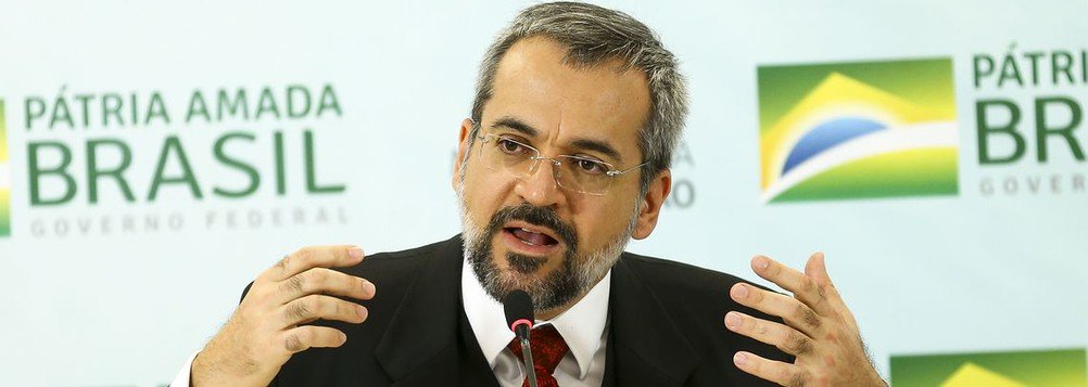 Fernando Brito: Weintraub vira o “Ministro da Deduração” (Foto: Marcelo Camargo - ABR) Fernando Brito: Weintraub vira o “Ministro da Deduração”
