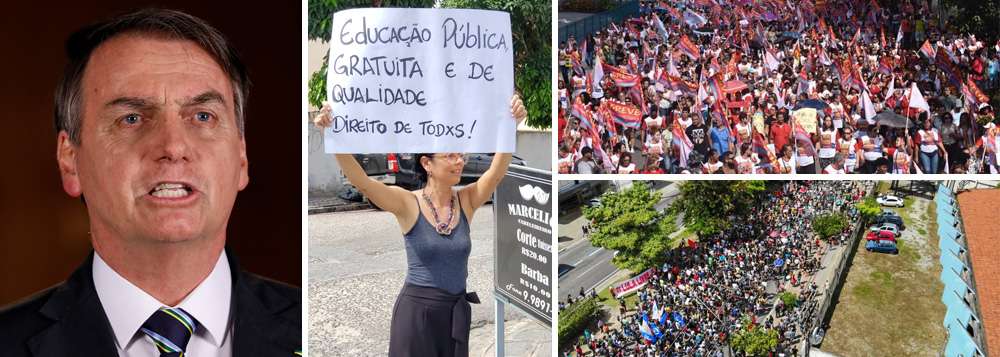 Brasil volta às ruas nesta quinta contra o desmonte da educação (Foto: PR | Reprodução) Brasil volta às ruas nesta quinta contra o desmonte da educação