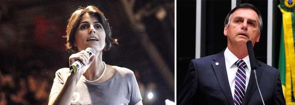 Manuela d'Ávila: Bolsonaro comete crime ao pretender armar milícias Manuela d'Ávila: Bolsonaro comete crime ao pretender armar milícias