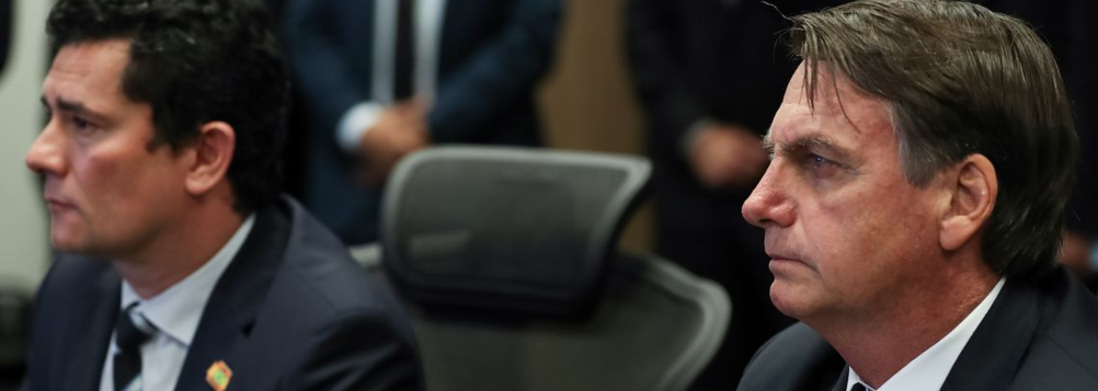 Bolsonaro começa a abandonar Moro: 'não existe confiança 100%' Bolsonaro começa a abandonar Moro: 'não existe confiança 100%'