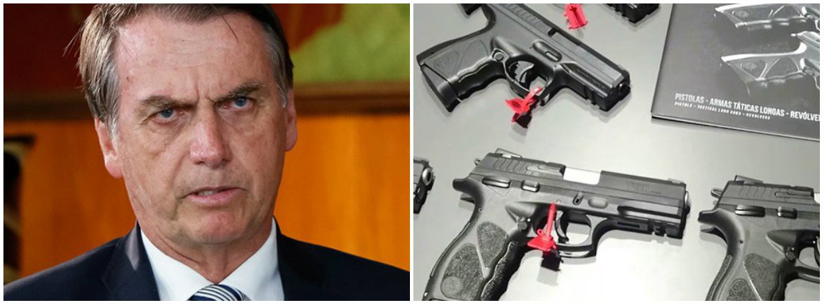 Bolsonaro minimiza votação que pode derrubar decreto de armas: 'Derrota não é minha' (Foto: Esq.: Alan Santos - PR ) Bolsonaro minimiza votação que pode derrubar decreto de armas: 'Derrota não é minha'