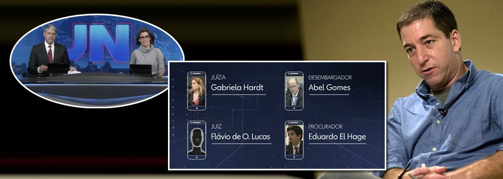 Glenn: todos os jornalistas querem acesso à Vaza Jato, menos a Globo Glenn: todos os jornalistas querem acesso à Vaza Jato, menos a Globo