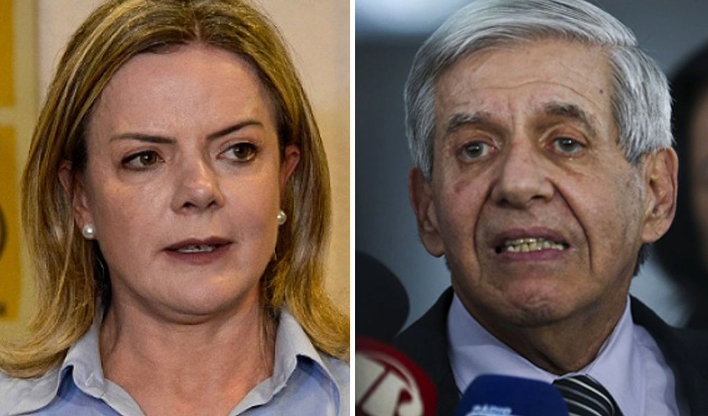Gleisi: general Heleno expõe ódio a Lula e ameaça instituições Gleisi: general Heleno expõe ódio a Lula e ameaça instituições