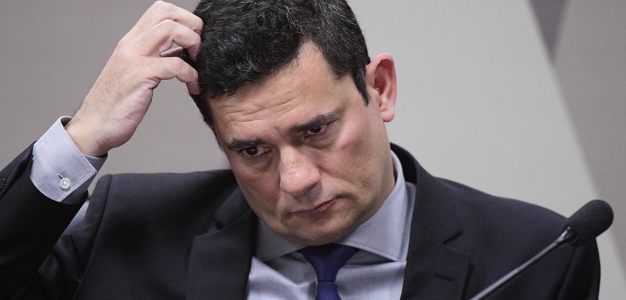 Sérgio Moro depõe à CCJ do Senado (Foto: Pedro França/Agência Senado) Sérgio Moro depõe à CCJ do Senado