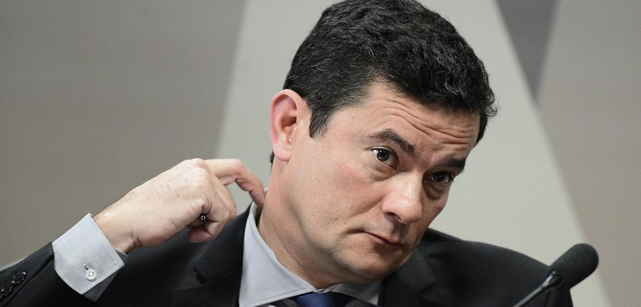 Ministro sergio moro na Comissão do Senado, em Brasília (Foto: Pedro França) Ministro sergio moro na Comissão do Senado, em Brasília