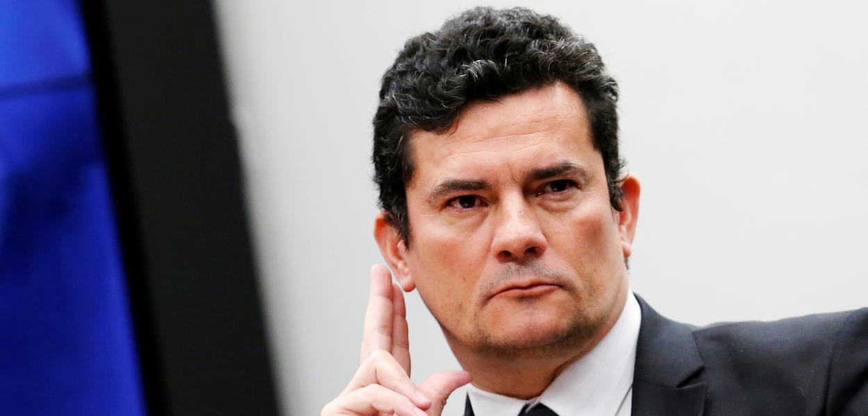 Brazil's Justice Minister Sergio Moro attends a session of the Public Security commission at the National Congress in Brasilia, Brazil May 8, 2019. REUTERS/Adriano Machado (Foto: ADRIANO MACHADO - REUTERS) Brazil's Justice Minister Sergio Moro attends a session of the Public Security commission at the National Congress in Brasilia, Brazil May 8, 2019. REUTERS/Adriano Machado