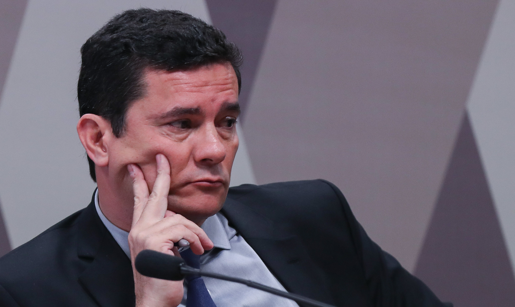 Brasília- DF. 19-06-2019- Ministro da Justiça Sergio Moro durante depoimento na CCJ dp senado. Foto Lula Marques Brasília- DF. 19-06-2019- Ministro da Justiça Sergio Moro durante depoimento na CCJ dp senado. Foto Lula Marques
