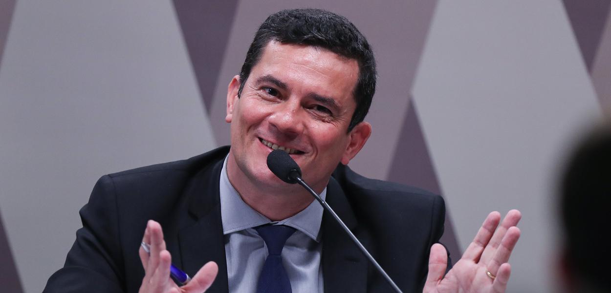 Brasília- DF. 19-06-2019- Ministro da Justiça Sergio Moro durante depoimento na CCJ dp senado. Foto Lula Marques (Foto: Lula Marques) Brasília- DF. 19-06-2019- Ministro da Justiça Sergio Moro durante depoimento na CCJ dp senado. Foto Lula Marques