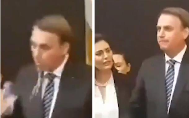 bolsonaro baba agua (Foto: Reprodução) bolsonaro baba agua