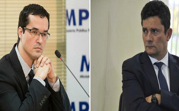 Ex-juiz Sérgio Moro e o procurador Deltan Dallagnol Ex-juiz Sérgio Moro e o procurador Deltan Dallagnol