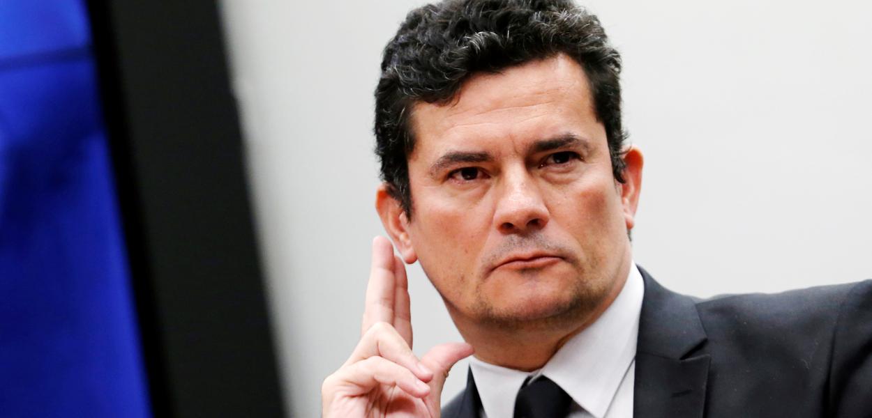 Brazil's Justice Minister Sergio Moro attends a session of the Public Security commission at the National Congress in Brasilia, Brazil May 8, 2019. REUTERS/Adriano Machado (Foto: Foto: Reuters/ADRIANO MACHADO) Brazil's Justice Minister Sergio Moro attends a session of the Public Security commission at the National Congress in Brasilia, Brazil May 8, 2019. REUTERS/Adriano Machado