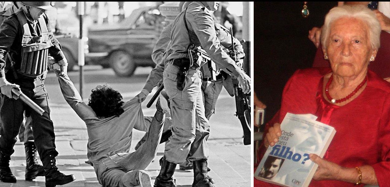 Dona Elzita e a ditadura militar do Brasil (Foto: Reprodução) Dona Elzita e a ditadura militar do Brasil