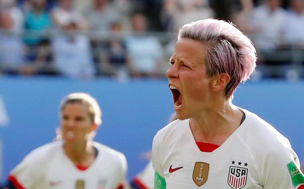 Jogadora da seleção norte-americana de futebol Megan Rapinoe (Foto: REUTERS/Bernadett Szabo/File Photo) Jogadora da seleção norte-americana de futebol Megan Rapinoe