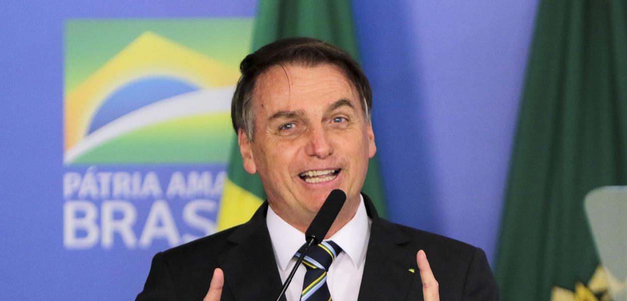 O presidente Jair Bolsonaro, participa da solenidade de assinatura da medida provisória da liberdade econômica. (Foto: Wilson Dias/Agência Brasil) O presidente Jair Bolsonaro, participa da solenidade de assinatura da medida provisória da liberdade econômica.