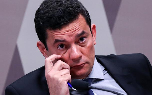 Ministro da Justiça Sergio Moro durante depoimento na CCJ do Senado (Foto: Lula Marques) Ministro da Justiça Sergio Moro durante depoimento na CCJ do Senado