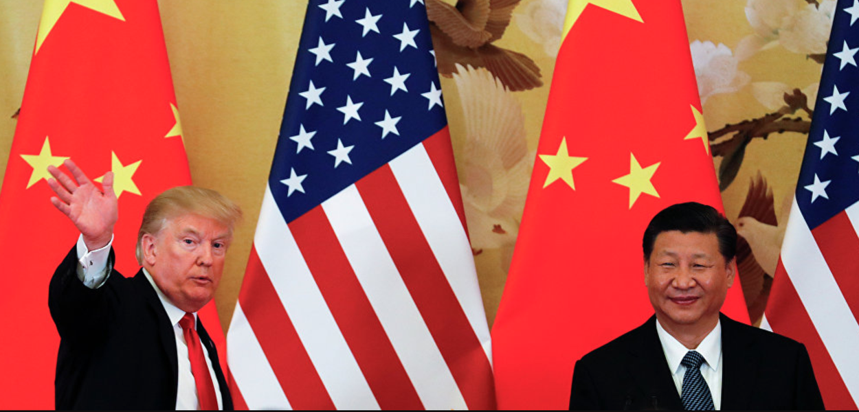 (Foto: Trump e Xi Jinping)
