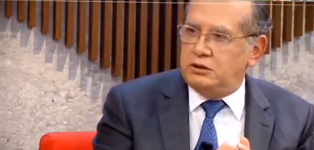 Gilmar Mendes em entrevista à Globo News (Foto: Reprodução YouTube) Gilmar Mendes em entrevista à Globo News