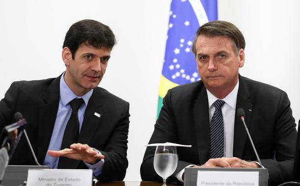 (BrasÃlia - DF, 22/04/2019) Reunião com Marcelo Ãlvaro Antônio, Ministro de Estado do Turismo.
Foto: Marcos Corrêa/PR (Foto: Marcos Correa) (BrasÃlia - DF, 22/04/2019) Reunião com Marcelo Ãlvaro Antônio, Ministro de Estado do Turismo.
Foto: Marcos Corrêa/PR