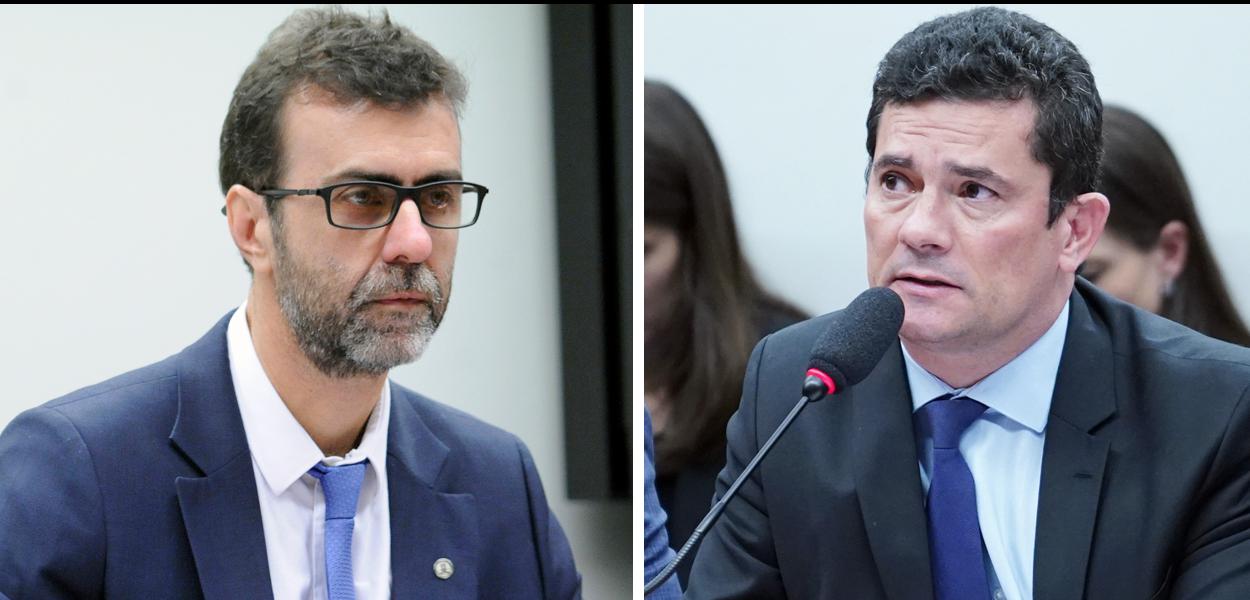 Marcelo Freixo e Sergio Moro (Foto: Agência Câmara) Marcelo Freixo e Sergio Moro