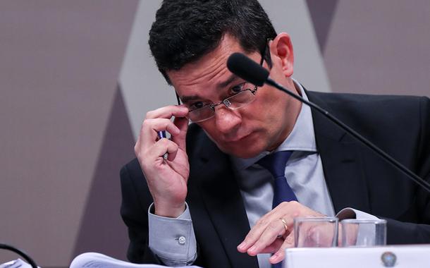 BrasÃlia- DF. 19-06-2019- Ministro da Justiça Sergio Moro durante depoimento na CCJ dp senado. Foto Lula Marques BrasÃlia- DF. 19-06-2019- Ministro da Justiça Sergio Moro durante depoimento na CCJ dp senado. Foto Lula Marques