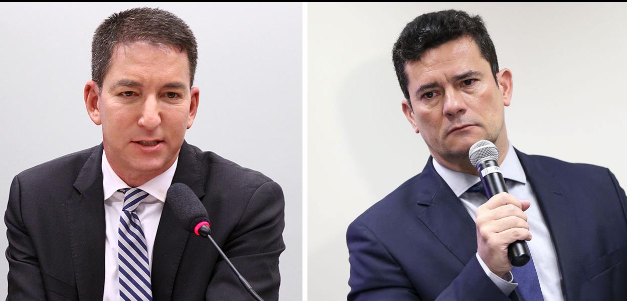Glenn Greenwald Sergio Moro (Foto: Agência Câmara) Glenn Greenwald Sergio Moro