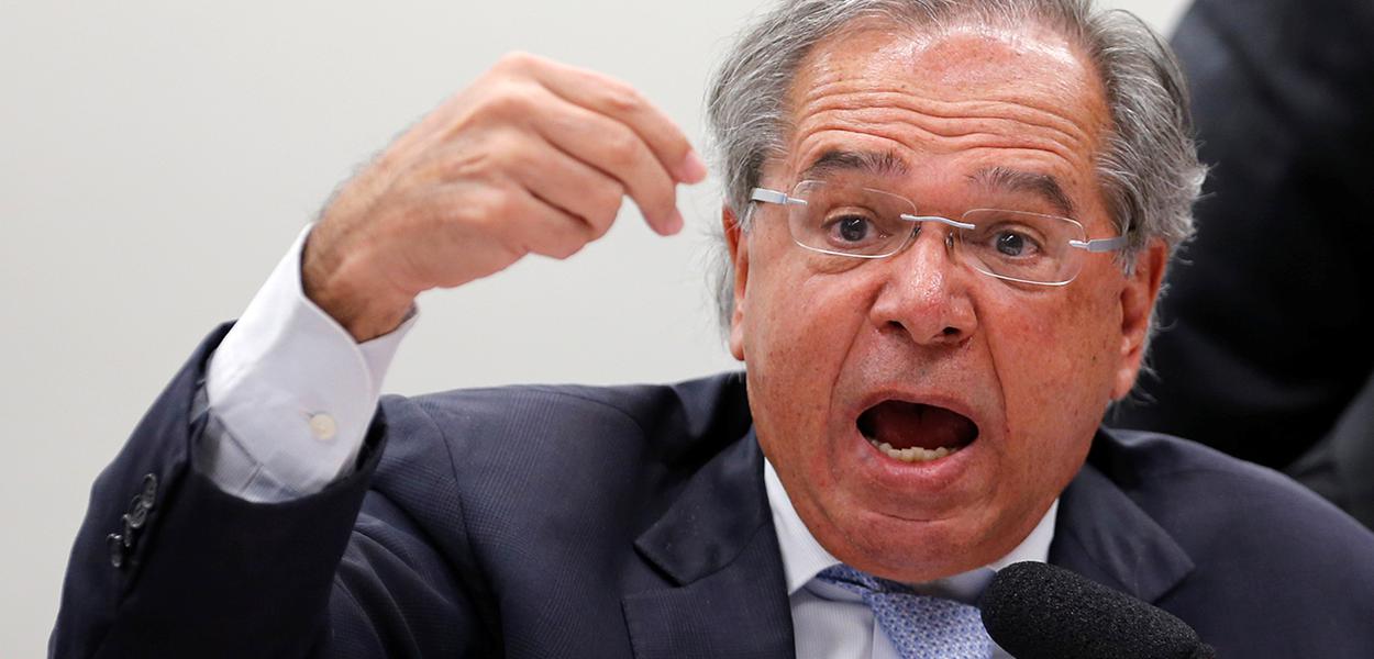 Ministro Paulo Guedes participa de sessão no Congresso (Foto: REUTERS/Adriano Machado) www.brasil247.com - Ministro Paulo Guedes participa de sessão no Congresso