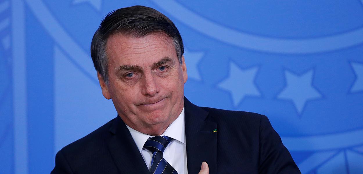 Presidente Jair Bolsonaro durante cerimônia no Palácio do Planalto, em BrasÃlia
04/07/2019
REUTERS/Adriano Machado (Foto: REUTERS/Adriano Machado) Presidente Jair Bolsonaro durante cerimônia no Palácio do Planalto, em BrasÃlia
04/07/2019
REUTERS/Adriano Machado