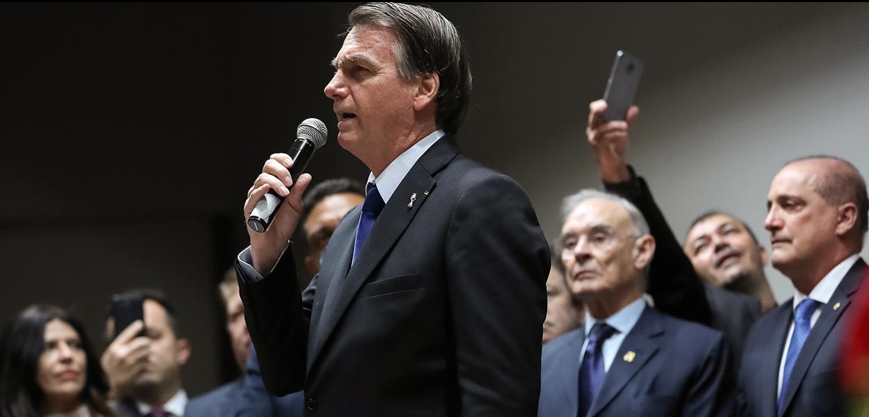 (BrasÃlia - DF, 10/07/2019) Palavras do Presidente da República, Jair Bolsonaro.\rFoto: Marcos Corrêa/PR (BrasÃlia - DF, 10/07/2019) Palavras do Presidente da República, Jair Bolsonaro.\rFoto: Marcos Corrêa/PR
