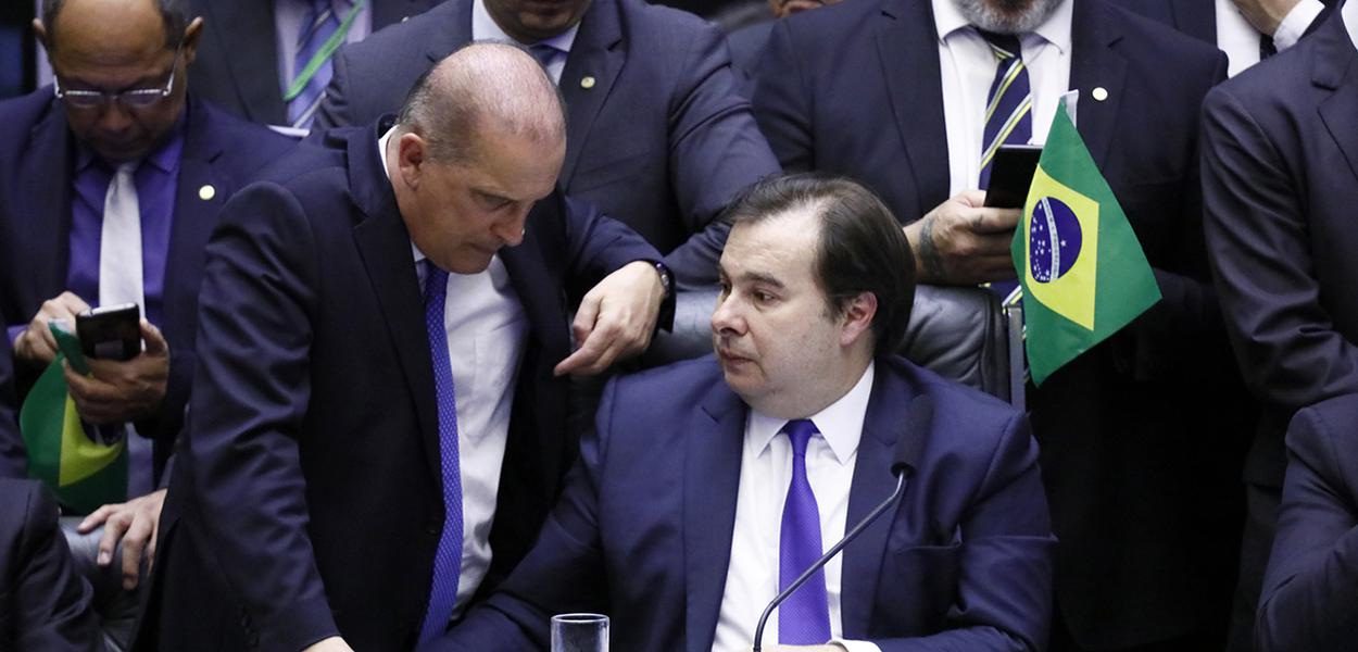 Ministro-Chefe da Casa Civil do Brasil, Onyx Lorenzoni e Presidente da Câmara, dep. Rodrigo Maia (Foto: Luis Macedo/Câmara dos Deputados) Ministro-Chefe da Casa Civil do Brasil, Onyx Lorenzoni e Presidente da Câmara, dep. Rodrigo Maia