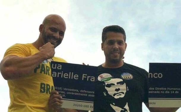 O deputado federal pelo PSL do Rio de Janeiro, Daniel Silveira, quebrou a placa de Marielle O deputado federal pelo PSL do Rio de Janeiro, Daniel Silveira, quebrou a placa de Marielle