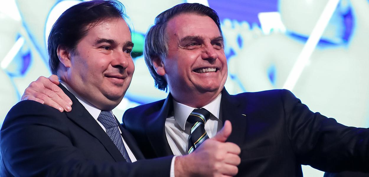Presidente da Câmara dos Deputados, Rodrigo Maia, Presidente da República, Jair Bolsonaro. (Foto: Marcos Corrêa/PR) Presidente da Câmara dos Deputados, Rodrigo Maia, Presidente da República, Jair Bolsonaro.