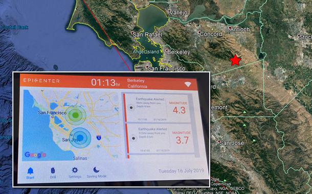 Terremoto atinge o estado da Califórnia, nos Estados Unidos. (Foto: terremoto-california) Terremoto atinge o estado da Califórnia, nos Estados Unidos.