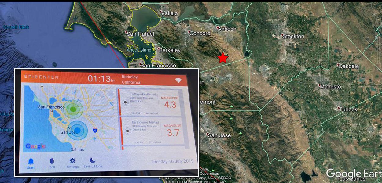 Terremoto atinge o estado da Califórnia, nos Estados Unidos. (Foto: terremoto-california) Terremoto atinge o estado da Califórnia, nos Estados Unidos.