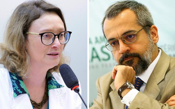 Maria do Rosário e Abraham Weintraub (Foto: Câmara | ABr) Maria do Rosário e Abraham Weintraub