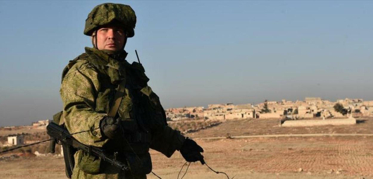 Soldado russo na Siria Soldado russo na Siria