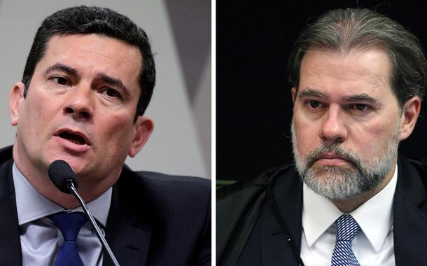 Sergio moro e Dias Toffoli (Foto: Ag. Senado | STF) Sergio moro e Dias Toffoli