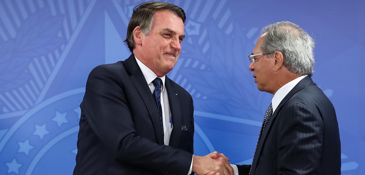 Jair Bolsonaro e Paulo Guedes (Foto: Marcos Corrêa/PR) Jair Bolsonaro e Paulo Guedes