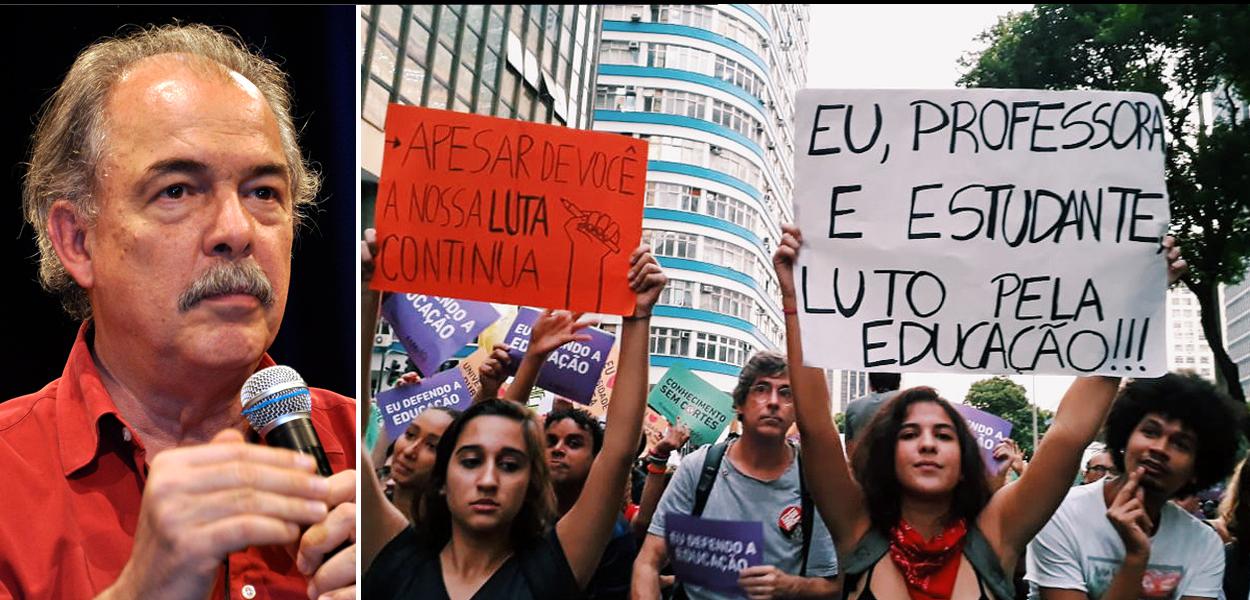 Mercadante defende o ensino público superior (Foto: 247 | Mídia NINJA) Mercadante defende o ensino público superior