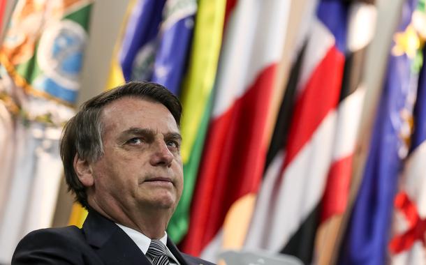 (Brasília - DF) Presidente da República, Jair Bolsonaro, durante solenidade ao Dia Nacional do Futebol. (Foto: Foto: Marcos Corrêa/PR) (Brasília - DF) Presidente da República, Jair Bolsonaro, durante solenidade ao Dia Nacional do Futebol.