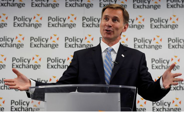 Jeremy Hunt, Londres (Foto: Frank Augstein/Pool via REUTERS) Jeremy Hunt, Londres