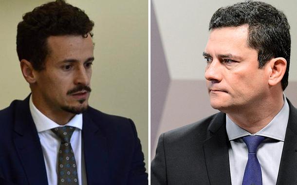 Roberson Pozzobon e Sergio Moro (Foto: Ascom/MPF | Senado) Roberson Pozzobon e Sergio Moro