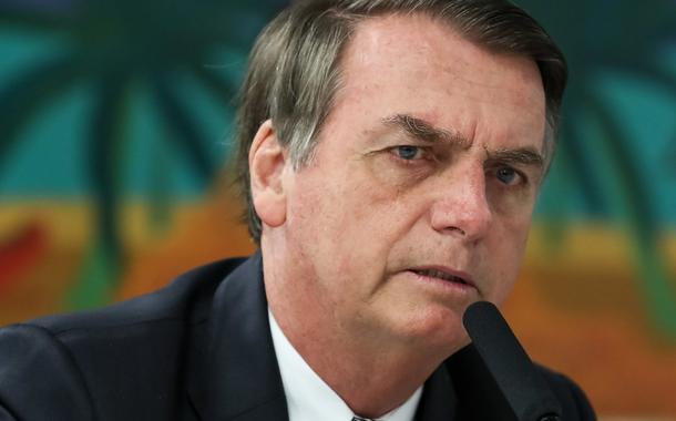 (Brasília - DF) Presidente da República, Jair Bolsonaro, fala com a imprensa, após almoço. (Foto: jair-bolsonaro) (Brasília - DF) Presidente da República, Jair Bolsonaro, fala com a imprensa, após almoço.