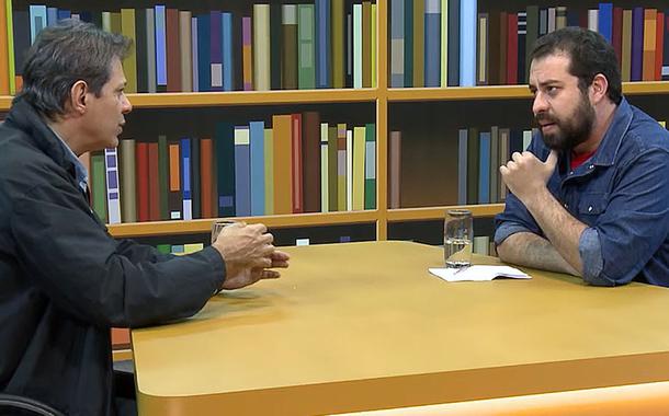 Fernando Haddad e Guilherme Boulos (Foto: Reprodução) Fernando Haddad e Guilherme Boulos