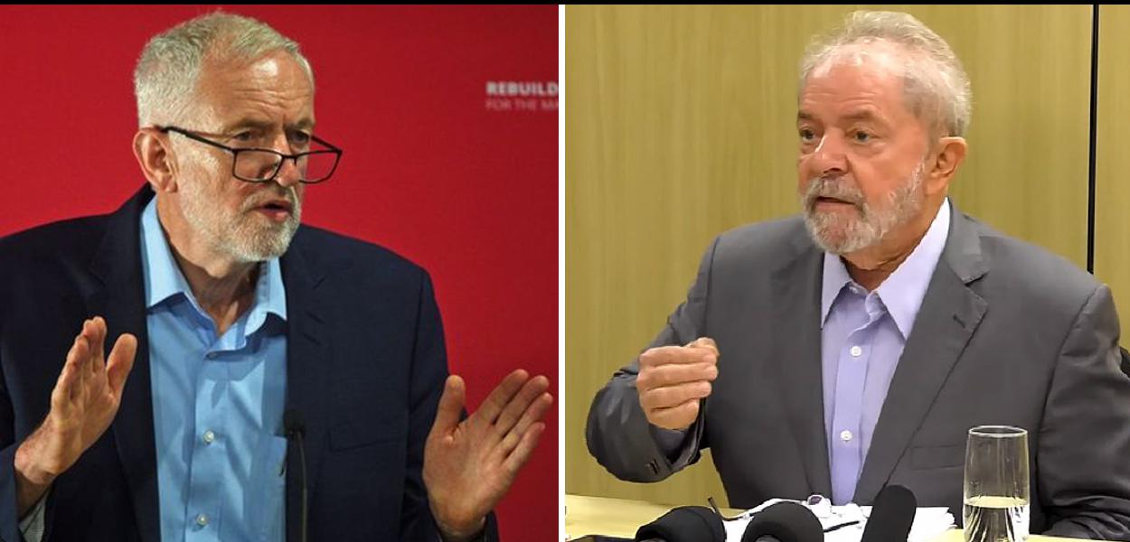 Jeremy Corbyne e Lula (Foto: Jeremy-Corbyn-Lula) Jeremy Corbyne e Lula