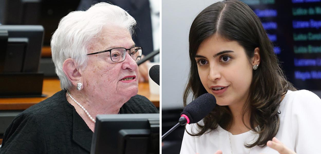 Dep. Luiza Erundina e Dep. Tabata Amaral (Foto: Câmara dos Deputados) Dep. Luiza Erundina e Dep. Tabata Amaral